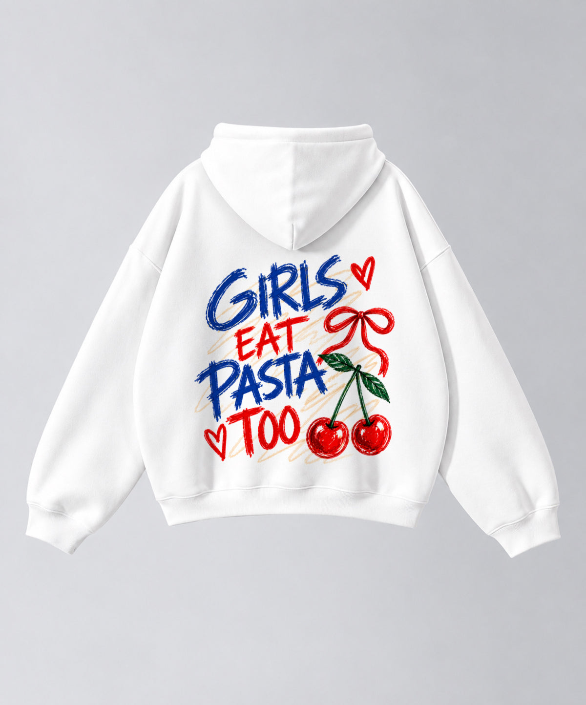 Hoodie "GIRLS EAT PASTA"