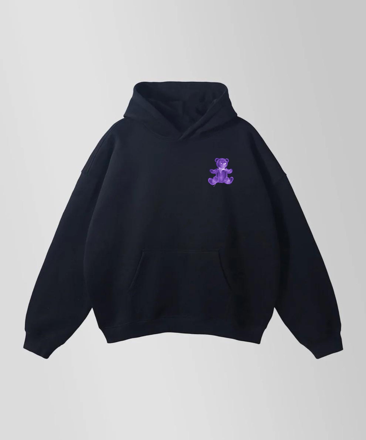 Hoodie "X-Ray Bear" Violet