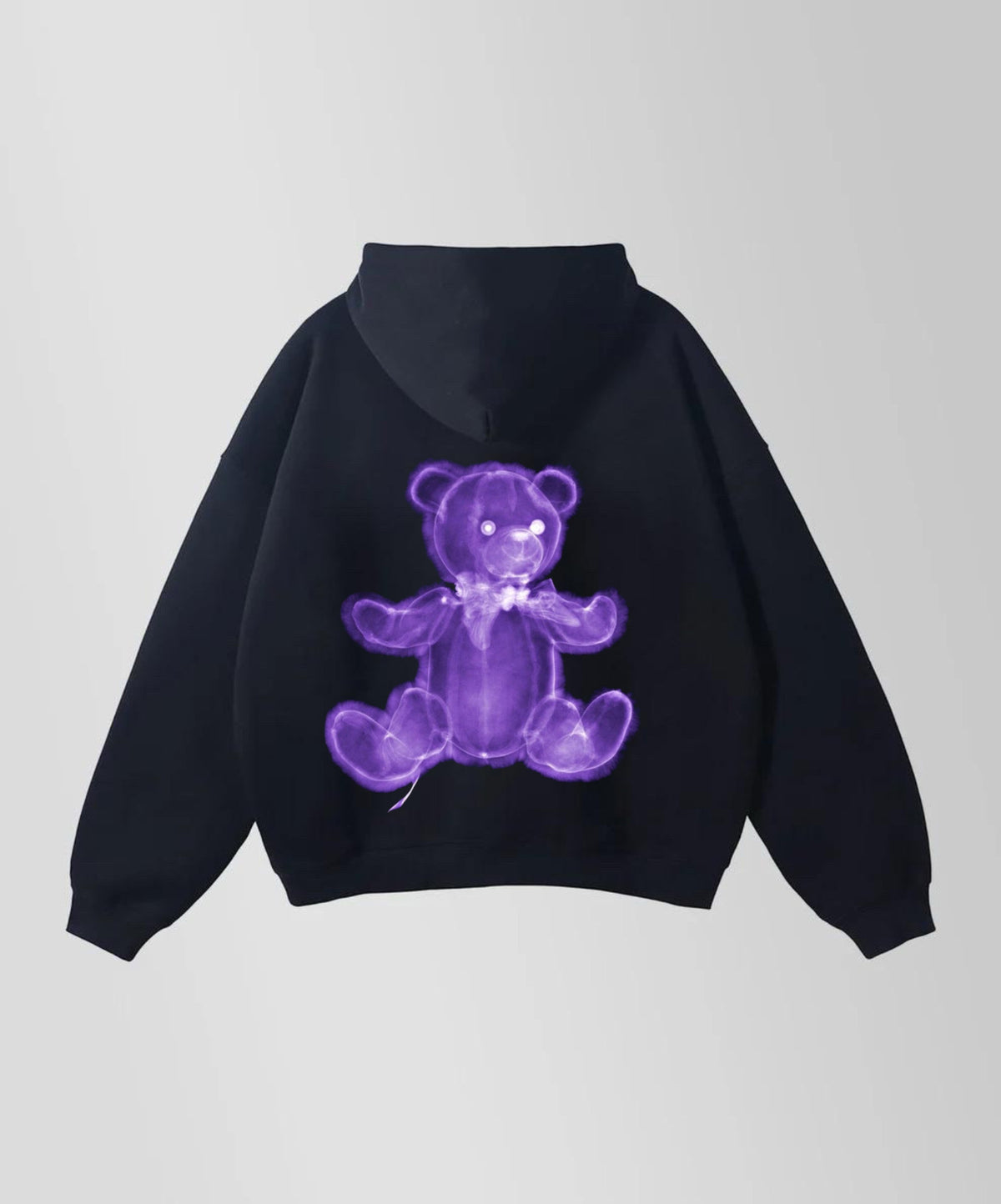 Hoodie "X-Ray Bear" Violet
