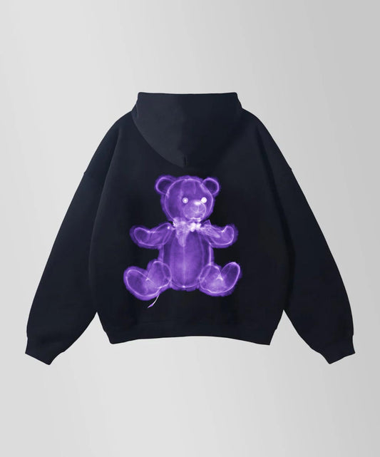 Худи "X-Ray Bear" Фиолетовый