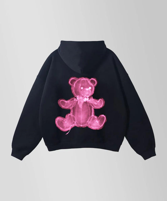 Худи "X-Ray Bear" Нежно-розового Цвета