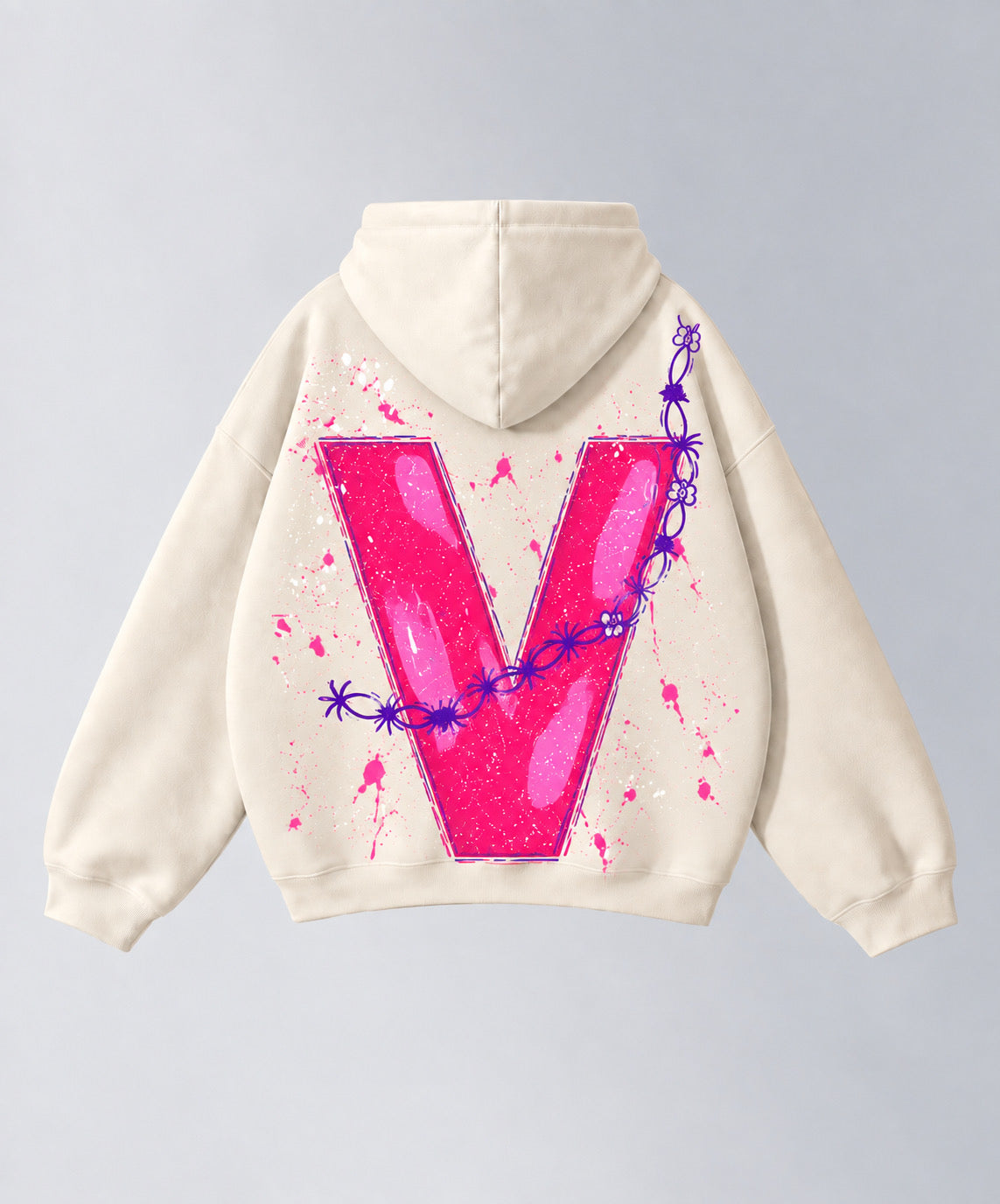 Hoodie "V" | ANN HANDMADE